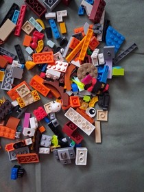 LEGO Bulk Lot of 8 oz Mixed Bricks Blocks Parts Pieces Assorted Colors (#5)