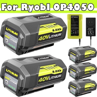 1-2X 3Ah-9Ah For Ryobi 40V Battery High Capacity Lithium-ion Battery OP4050