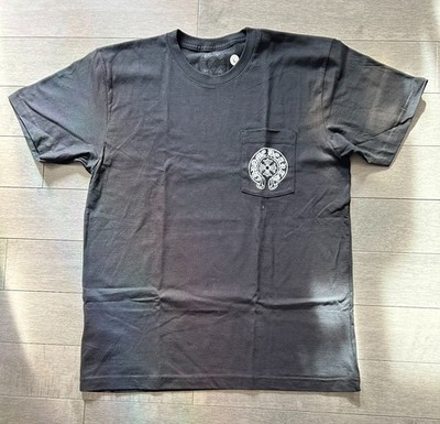 Chrome Hearts Miami Horse Shoe SS Pocket Tee Black Size L NEW 100% Authentic   