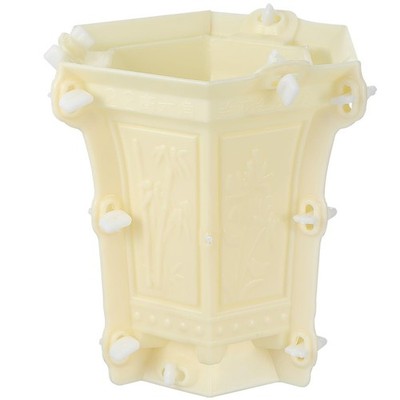DIY Hexagonal Concrete Planter Mold - Durable Thickened Plastic Flower Pot Mo