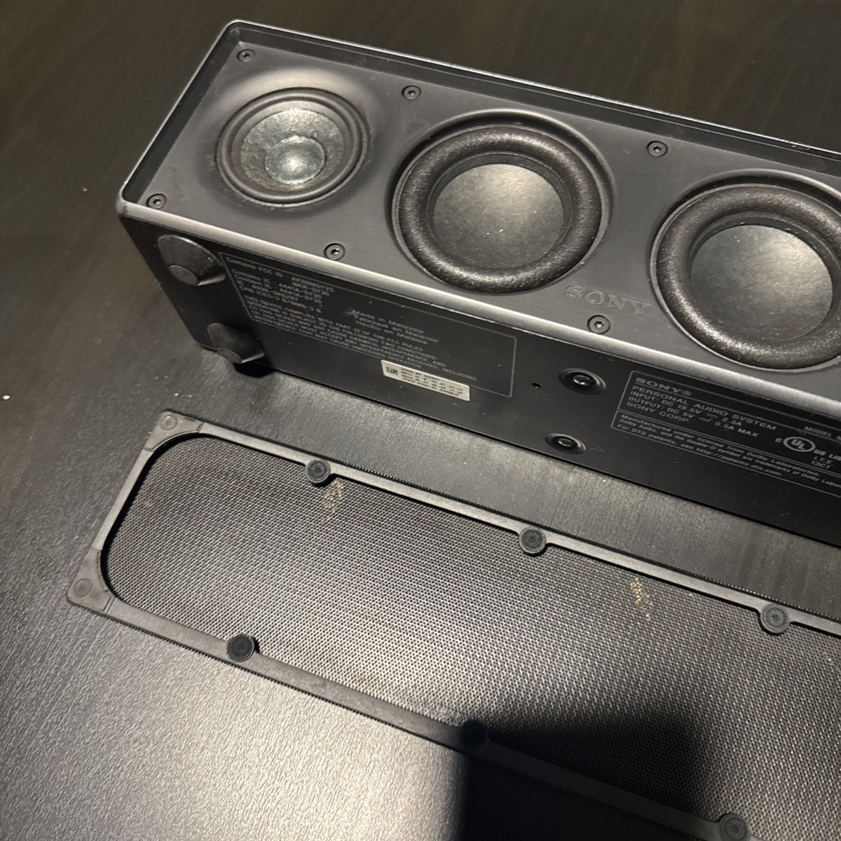 Sony SRS-ZR7 Bluetooth Wireless Speaker Black Tested Working | eBay