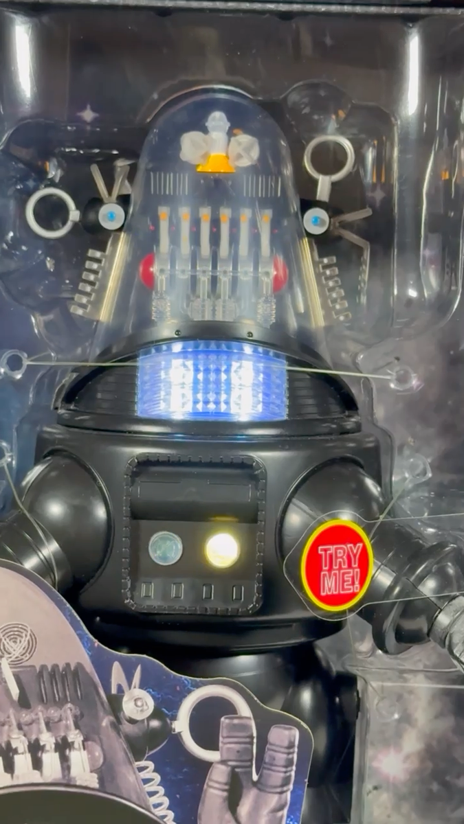 Forbidden Planet Light & Sound Walking Robby The Robot Toy by