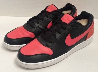 Nike Ebernon Low Red Black Athletic Lifestyle Men s Size 10 (AQ1775-004) Retro