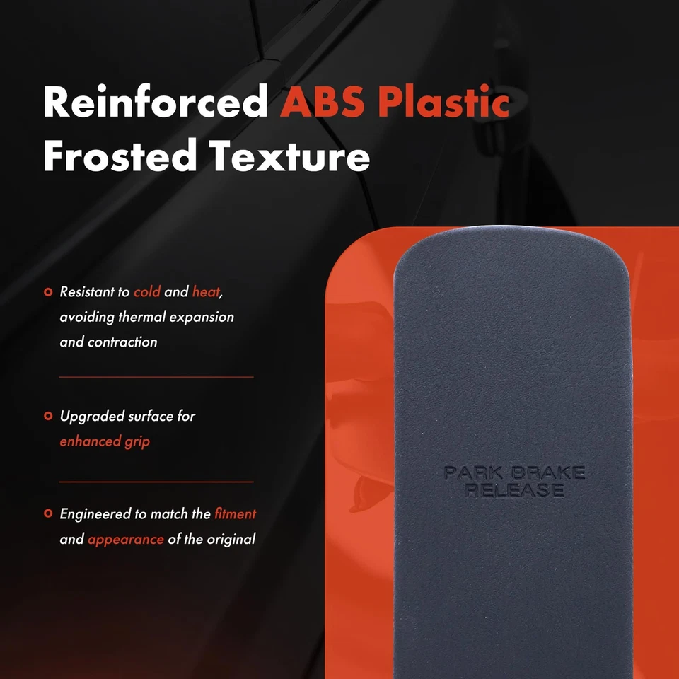 Manija de liberación de freno de estacionamiento negra con textura para Dodge Durango 02-03 Dakota 02-04 Foto 4 de 4
