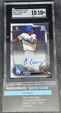 Oneil Oneal Cruz 2016 Bowman 1st Chrome Prospect Auto #BCAP-OA SGC 10 Auto 10
