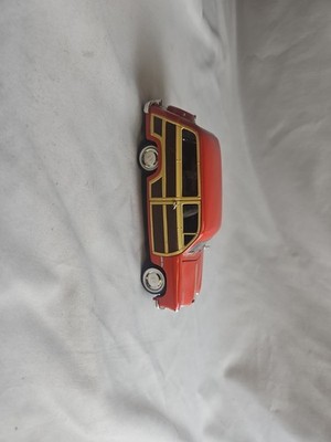 Vintage Arko 1949 Orange Ford Custom WOODY WAGON Metal Die Cast 1/32 Scale #SC16