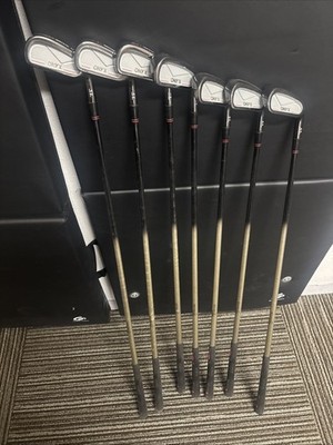 Square Two Onyx Iron Set 3,4,5, 6, 8, 9, 10 w/ HF-270S Stiff Shafts (N0 7 iron)