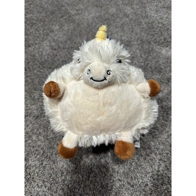 Squishable Mini Unicorn Plush White Blue Mane Round Stuffed Animal