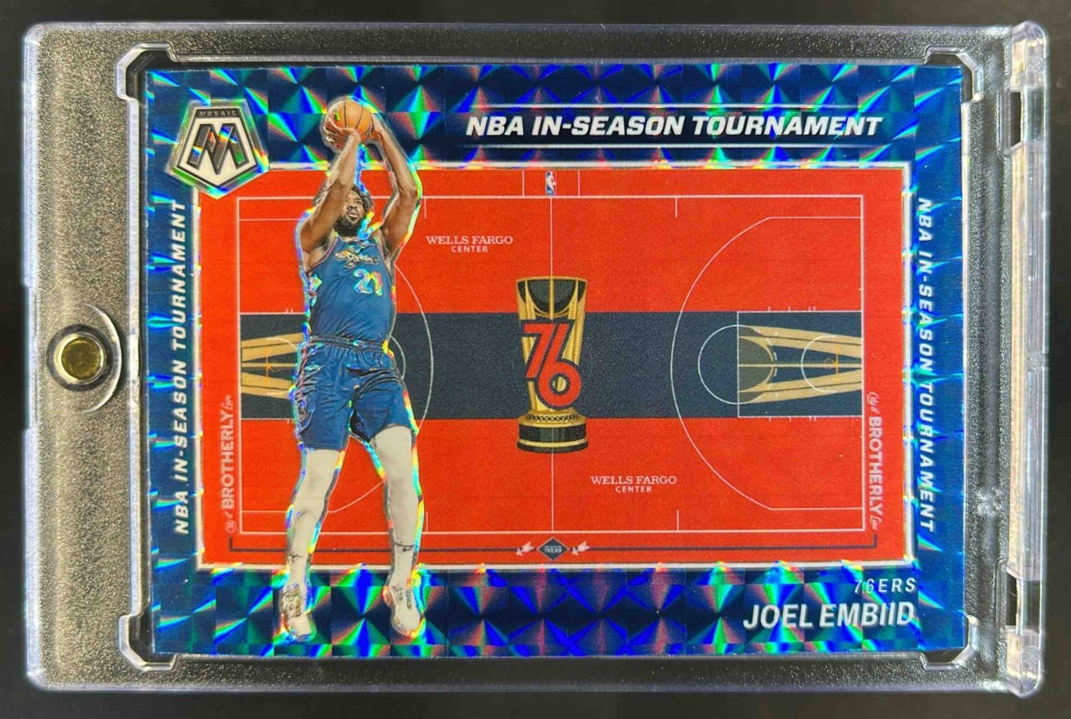 2023-24 Mosaic Joel Embiid NBA In Season Tournament #24 76ers
