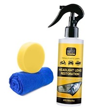 Headlight Cleaner Spray Instant Oxidation Removal for Yellowing Cloudy