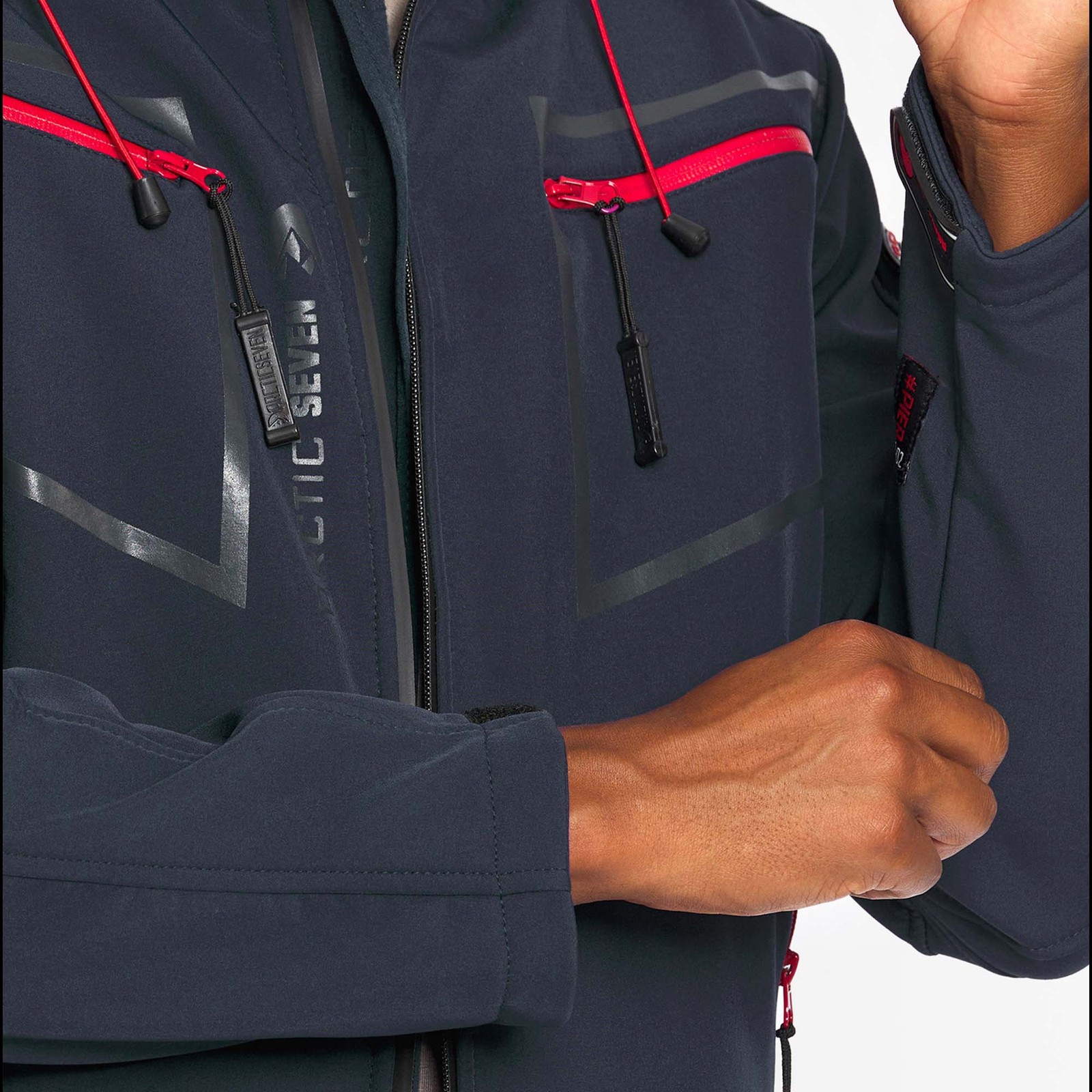 Arctic Seven Herren Designer Softshell Funktions Outdoor Regen Jacke Sport AS088 4