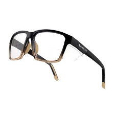 VETRA Z87+ Certified Safety Glasses UV400 Side Shield Anti-Oil Coating Stylis...