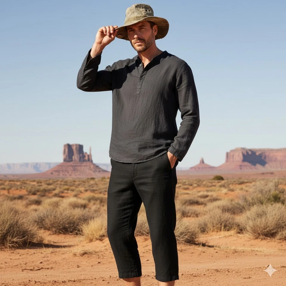 Real Deal Brazil Mens L Zombieland Woody Harrelson Tallahassee Tarp Safari Hat - Image 3 of 4