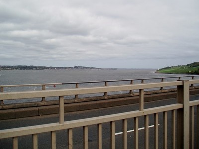 Foto 6x4 Firth of Tay vom zentralen Geh- & Radweg der Tay Road Bridge S c2015