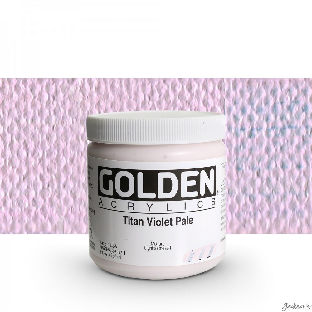 Golden Heavy Body Acrylic Paint 237ml Titan Violet Pale Artist Colour