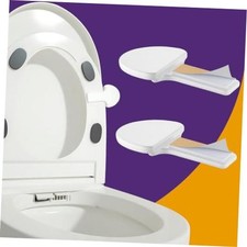 Toilet Seat Lift Handle, Toilet Lid Lifter, Avoid Touching the Toilet 2XL White
