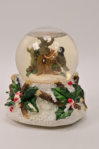 Charming Tails Everybody Sing 93/500 Water Globe Musical Bunny Bird Mouse - Picture 2 of 6