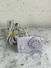 Biddeford TC11BA Auto Off Heated Electric Blanket Control Power 4 Prong White