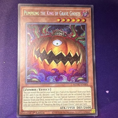 Yu-Gi-Oh! Pumpking the King of Grave Ghosts | MZMU-EN001 | Secret Rare