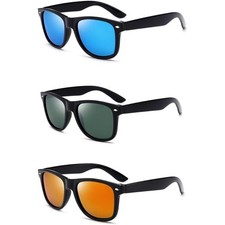 3-Pack Polarized Sunglasses for Women  Men   UV400 Protection, Lightweight O...