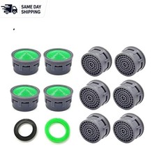 Quality ABS Faucet Aerators - 10pcs Flow Restrictors for Splash-Free Water Flow