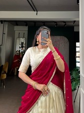 Indian Designer Wedding Dola Silk Lehenga Choli With Embroidered Dupatta