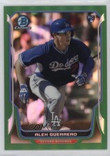 2014 Bowman Chrome Green Refractor /75 Alex Guerrero #19 2r7