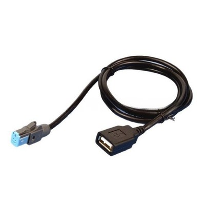 USB Audio Eingang Kabel f??r Nissan Autos 4 Pin Stecker kompatibel f??r Radio