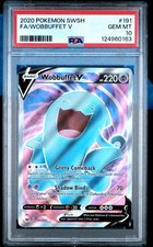 2020 POKEMON SWORD & SHIELD #191 FULL ART/WOBBUFFET V PSA 10 on eBay