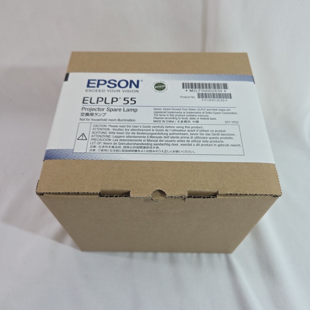 NEW GENUINE OEM EPSON ELPLP55 LAMP FOR HOME CINEMA Projector