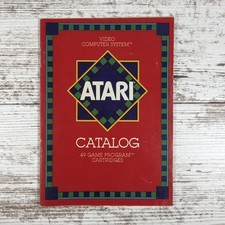Vintage Atari Software Catalog 1981 45 Game Program Cartridges Advertisements