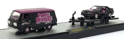 Castline M2 Machines Maßstab 1:64 R56 1965 Ford Econoline & 1988 Mustang GT