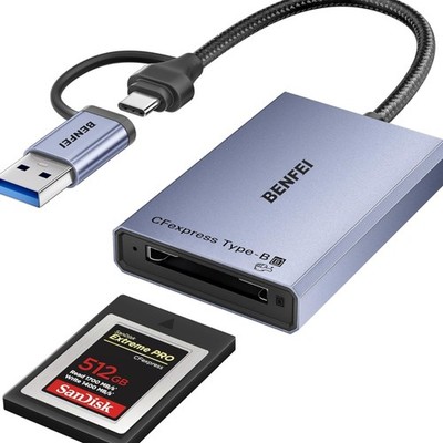 CFexpress Kartenleser Typ B USB 3.2 Gen 2 10 Gbit/s Adapter für Windows Mac L...