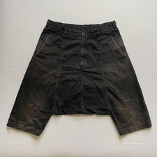 Vintage Comme des Garçons Shorts Mens Medium Black Drop Crotch Sarouel Japan