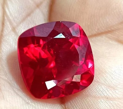 Unheated 10.30 Ct Natural BURMA Pigeon Blood Red Ruby Certified Loose Gemstone