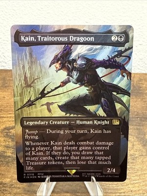 Kain, Traitorous Dragoon (Borderless) Final Fantasy Foil