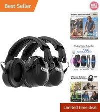 Adjustable Noise Cancelling Ear Muffs for Adults Kids - 31dB Safety Gear