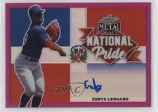 2021 Leaf Metal Draft National Pride Pink Rainbow /20 Eddys Leonard Auto lz7