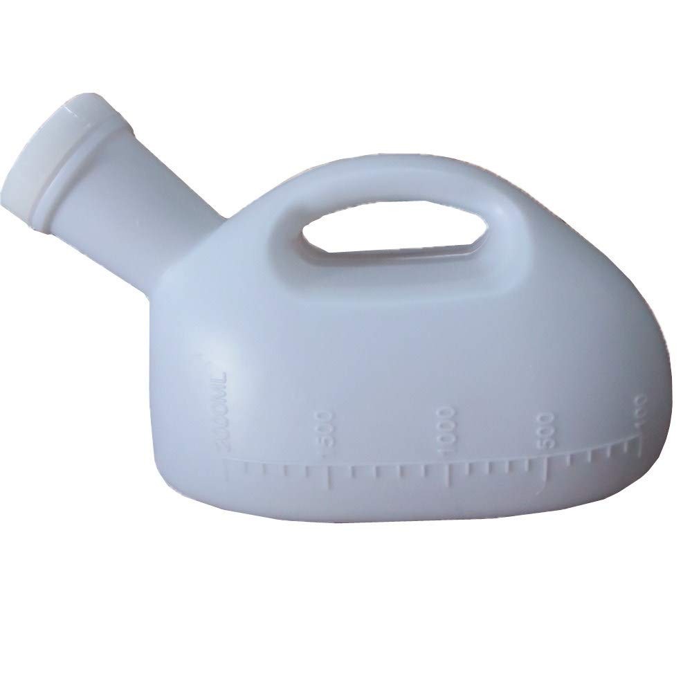 2000ML Male Urinal,Portable Mens Potty Pee Bottle Collector 