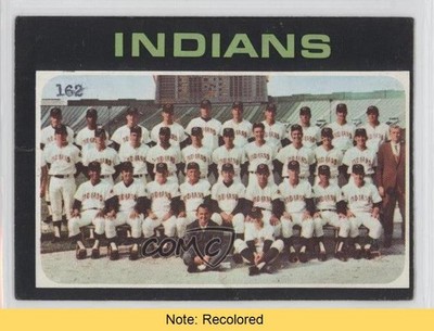 1971 Topps Cleveland Indians Team #584 READ 0s4