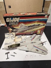GI Joe Combat Jet Skystriker XP-14F With Box Vintage 1983 Hasbro & Instructions