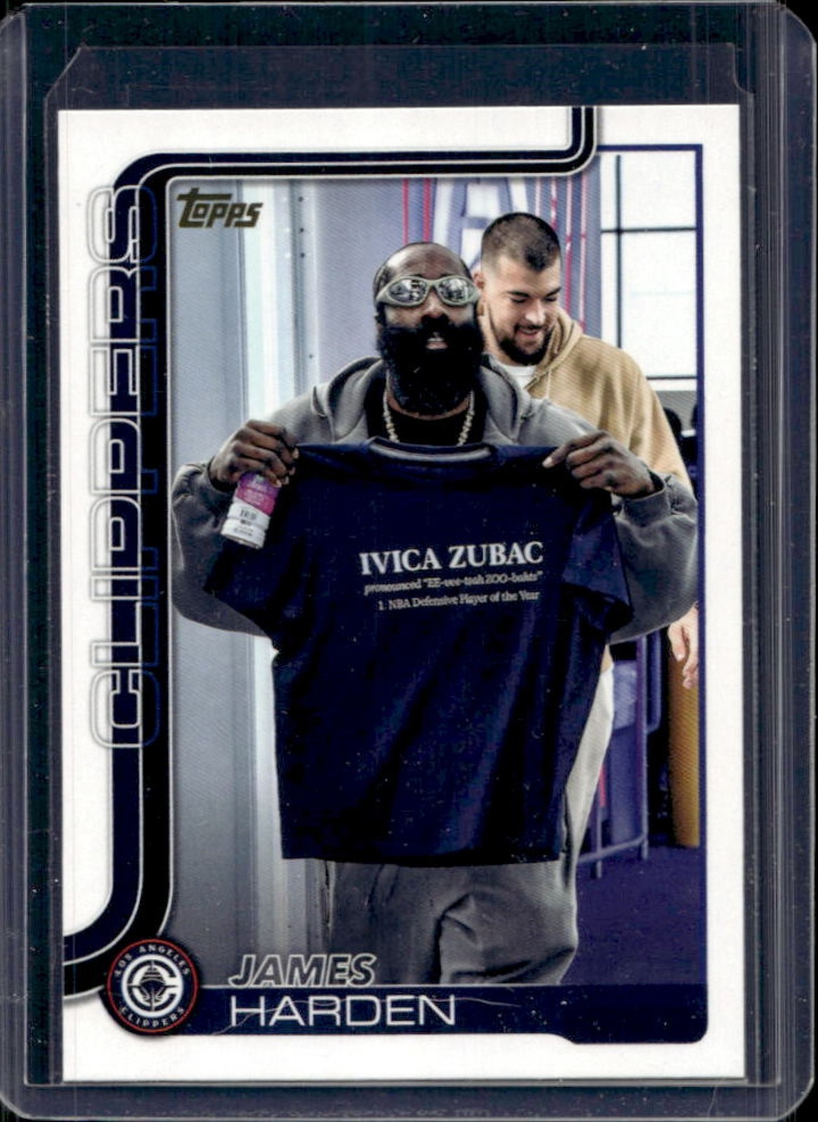 2025-26 Topps James Harden Golden Mirror Image Variation SSP #143 Clippers