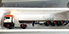 WSI Models Man Universal Transport; Man Tgx Xlx Euro 6c (facelift) Megatrailer Flatbed 3 Axle 1:50 01-3202