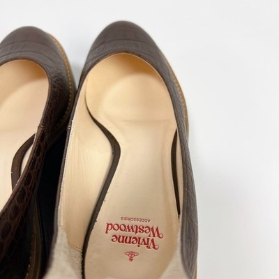Vivienne Westwood Rocking Horse Ballerina Shoes color Brown size