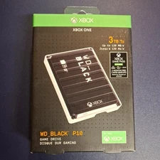 Western Digital P10 3TB HDD USB 3.2 ” External Hard Drive - Black...