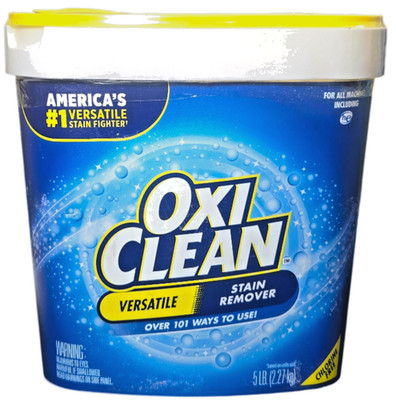 OxiClean Versatile Stain Remover Powder 5 lb Tub   Laundry & Multi-Surface Clean