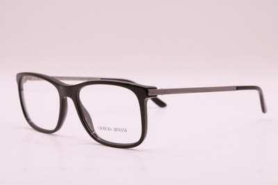 NEW GIORGIO ARMANI AR 7087 5017 BLACK GUNMETAL AUTHENTIC EYEGLASSES 54-17
