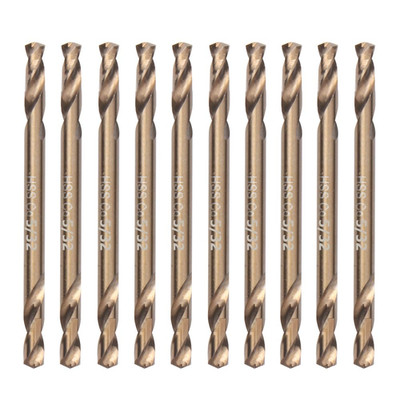 VALYRIANTOOL 5/32'' Cobalt Drill Bits(10Pcs), M35 HSSCO High Speed Steel Double