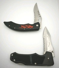 Lot of Two Frost Cutlery Multi-purpose Pocket Knives Marine Corps II