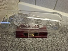 Flaschenschiff Santa Maria 1492 - Glas Deko Vintage